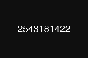 2543181422