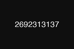 2692313137