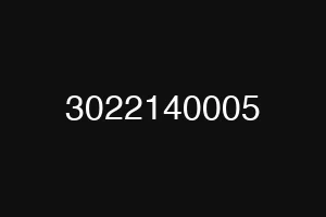3022140005