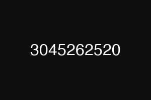3045262520