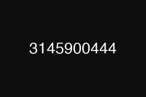 3145900444