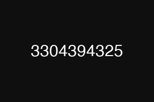 3304394325