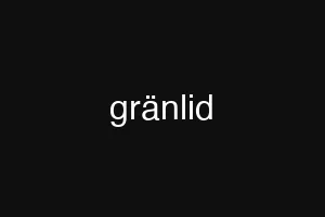 gränlid