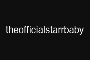 theofficialstarrbaby